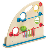 Hape Roller Derby Wooden Marble Racing Educational Toy 4pcs - Colorland Toys